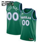 Maillot NBA Dallas Mavericks Personnalisable Nike 2025-26 Classic Edition Vert Swingman - Enfant